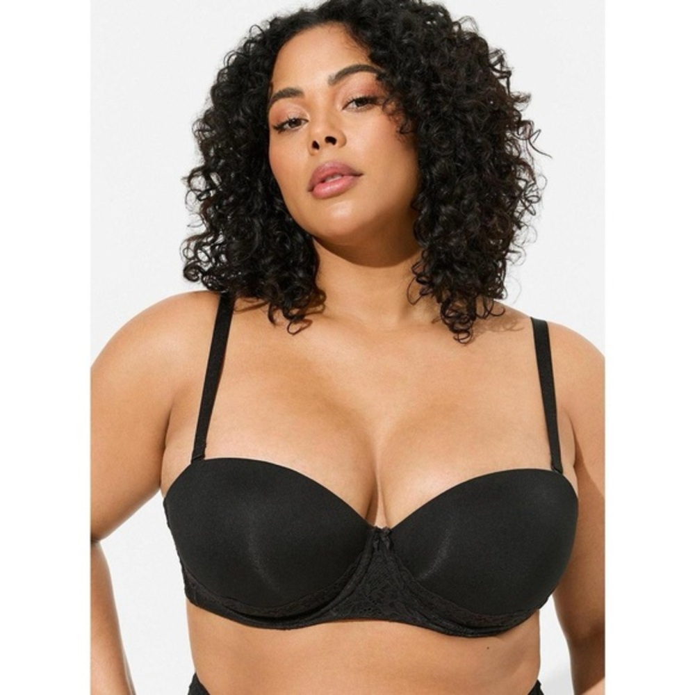 Torrid‎ Push Up Multi-Way Black Bra Size 42DDD